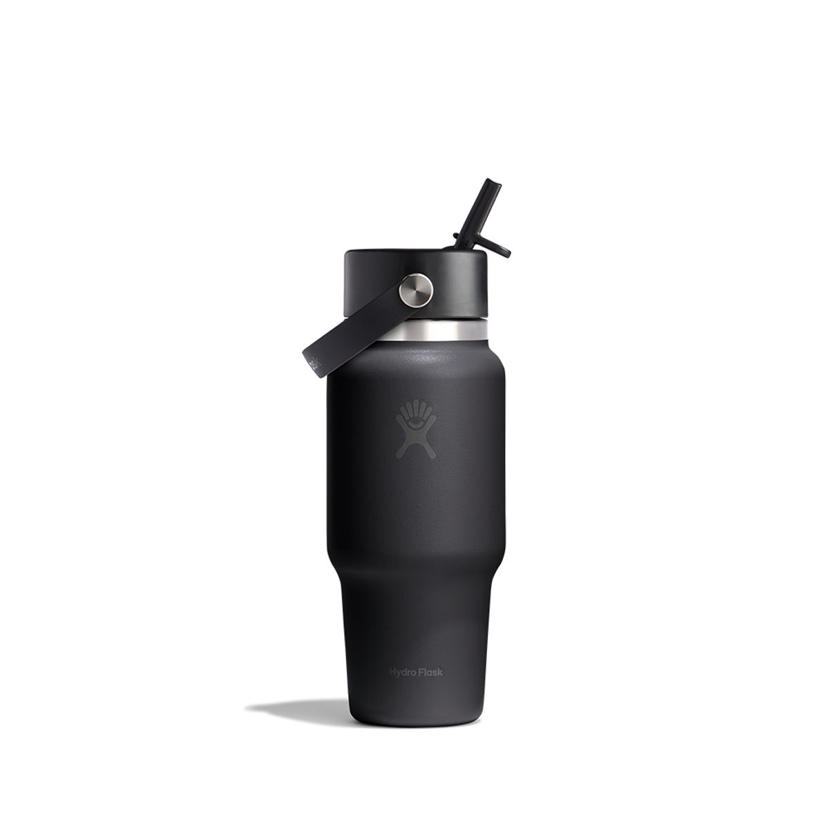 하이드로 플라스크(HYDROFLASK) 24온즈 709ml 와이드 플렉스 스트로 트래블보틀 텀블러 블랙 뉴