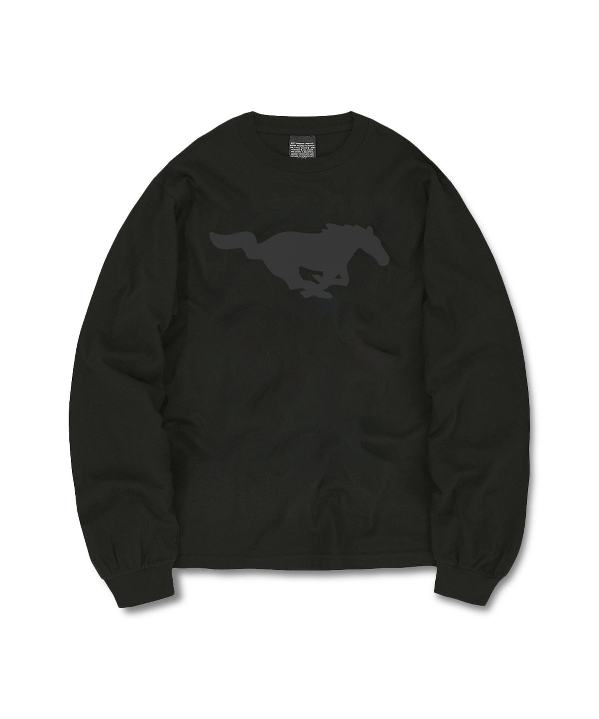 더트(DURT) FIRE HORSE LONG SLEEVE TEE (BLACK)