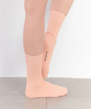 [IHM26SS43] 베이직 무드 삭스 코랄