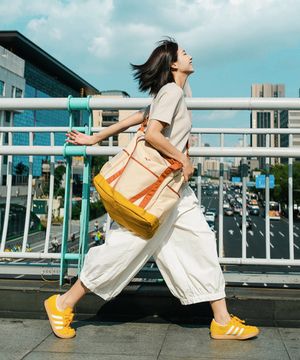 투어 위켄더 백 - 옐로우크림