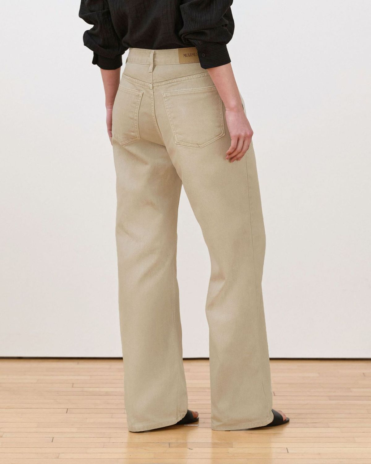 무아르무스(MUARMUS) Harbor Wide Denim [Beige]