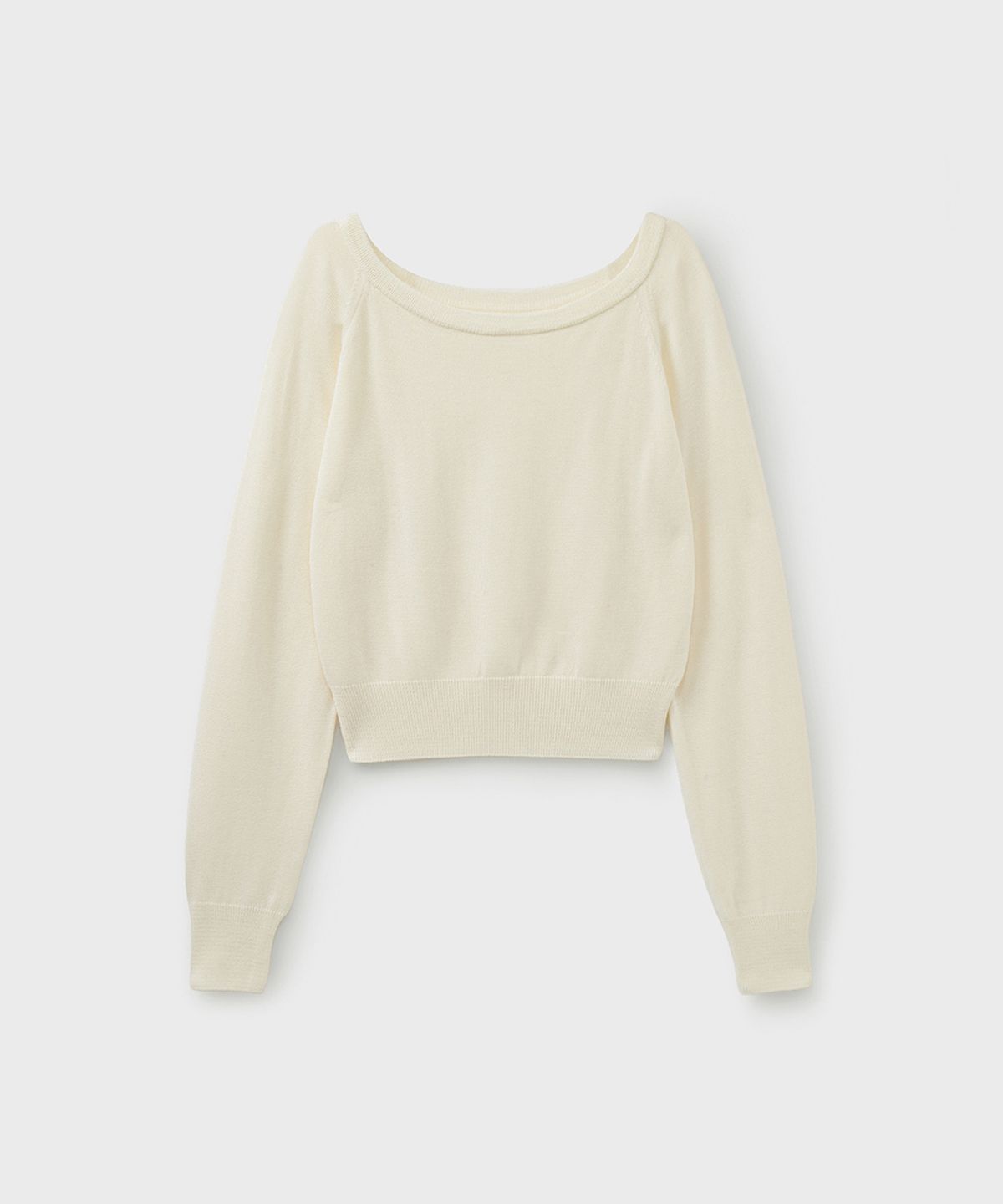 유니온블루 우먼(UNIONBLUE WOMAN) MIA OFFSHOULDER TOP [IVORY]