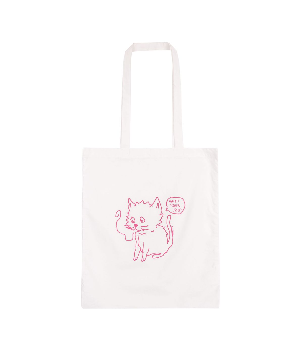 1011갤러리(1011 GALLERY) Gallery Cat Eco Bag - White