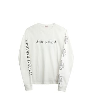It’s Not Paradise Long Sleeve T-Shirts  - White