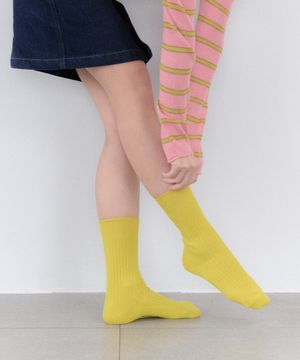 [IHM26SS40] 베이직 무드 삭스 레몬 그린