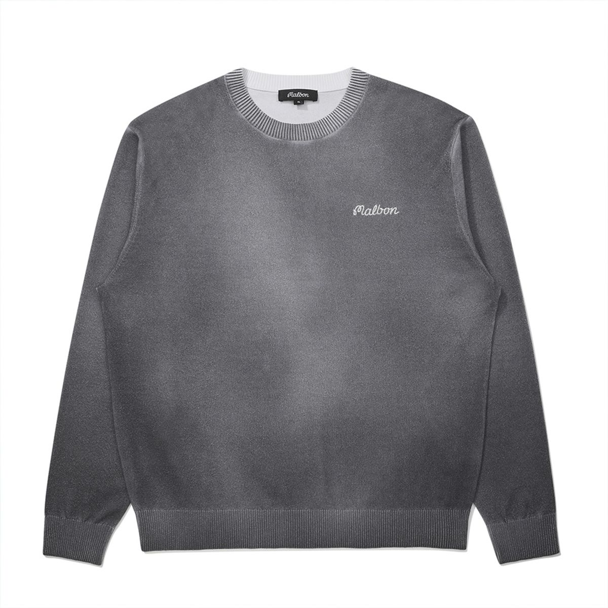 말본 골프(MALBON GOLF) 다잉 DTP 라운드 니트 BLACK (MAN)