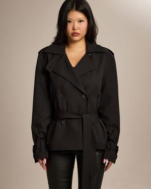 CS CLASSIC TRENCH JACKET-026 (BLACK)