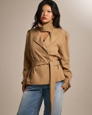 CS CLASSIC TRENCH JACKET-026 (BEIGE)