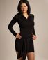 CS HIP SHIRRING MINI DRESS-007 (BLACK)