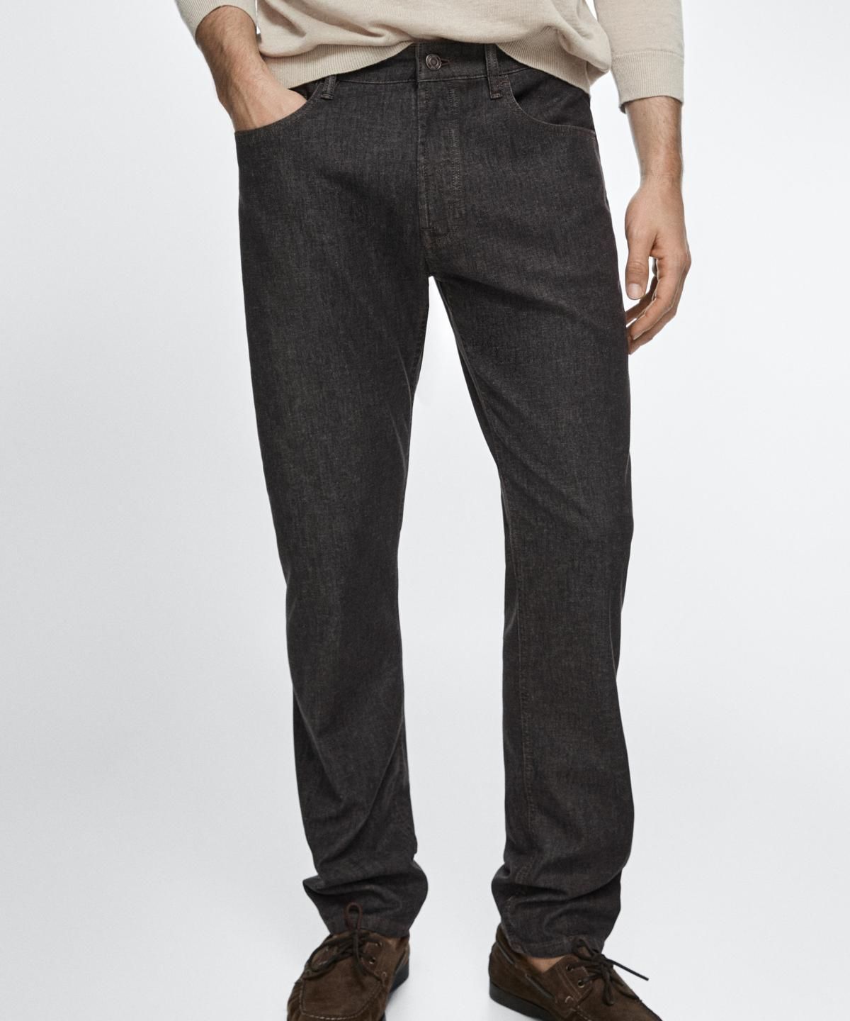 마시모두띠(MASSIMO DUTTI) 라이트웨이트 테이퍼드핏 데님 팬츠