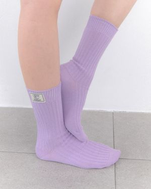 [IHM26SS37] 라벨 소프트 삭스 라벤더