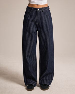 CS STRIPE WIDE JEANS-066