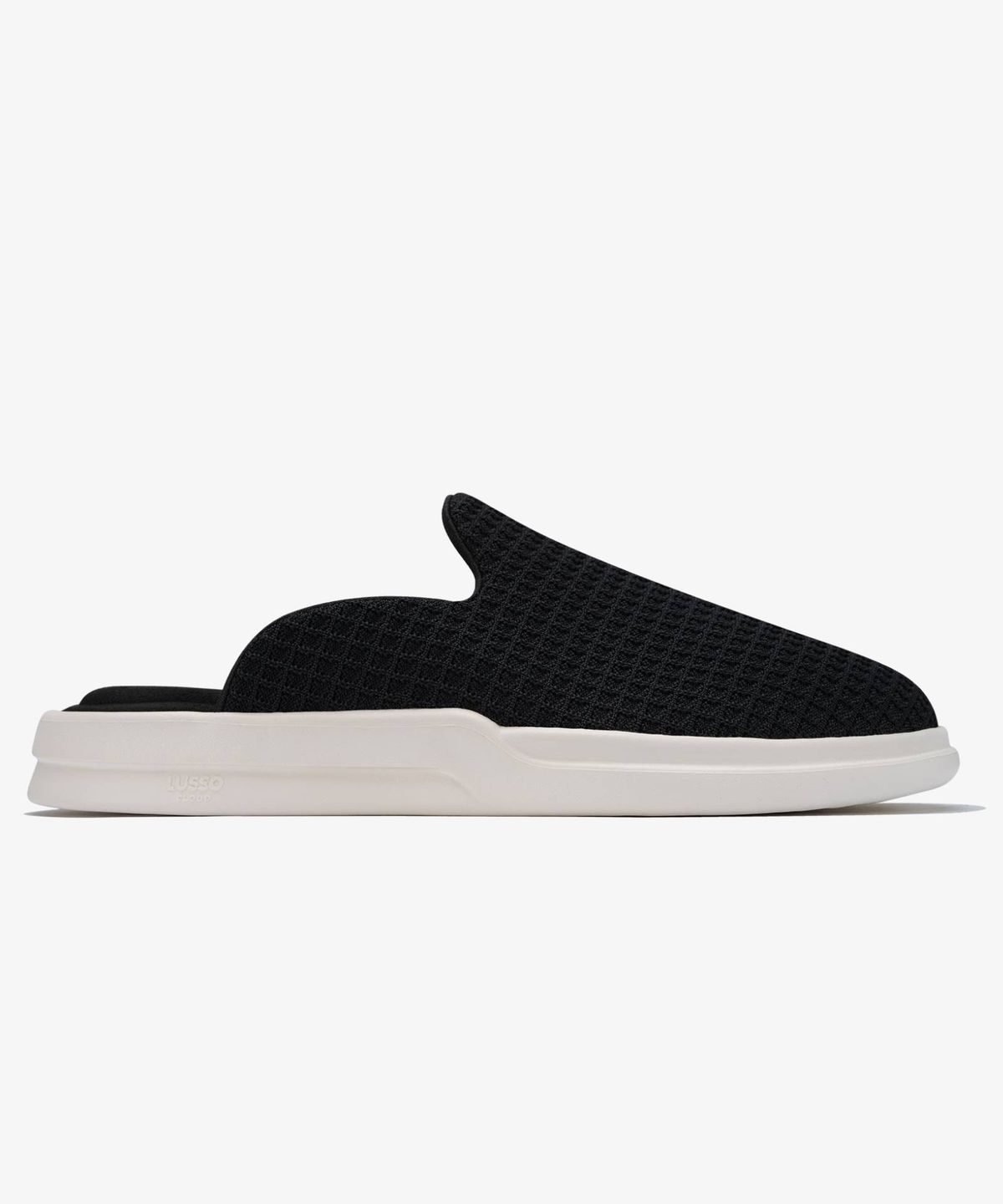 루쏘 클라우드(LUSSO CLOUD) PELLI WAFFLE KNIT_JET BLACK/MARSHMALLOW