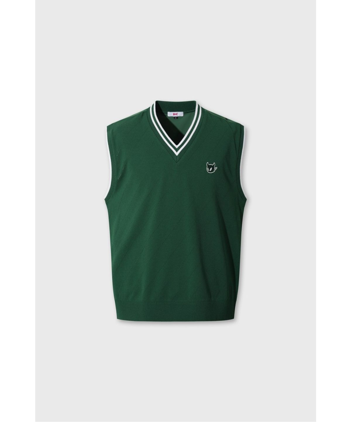 왁(WAAC) Men WAACKY Hybrid Knit Vest WMWAM26300GRD