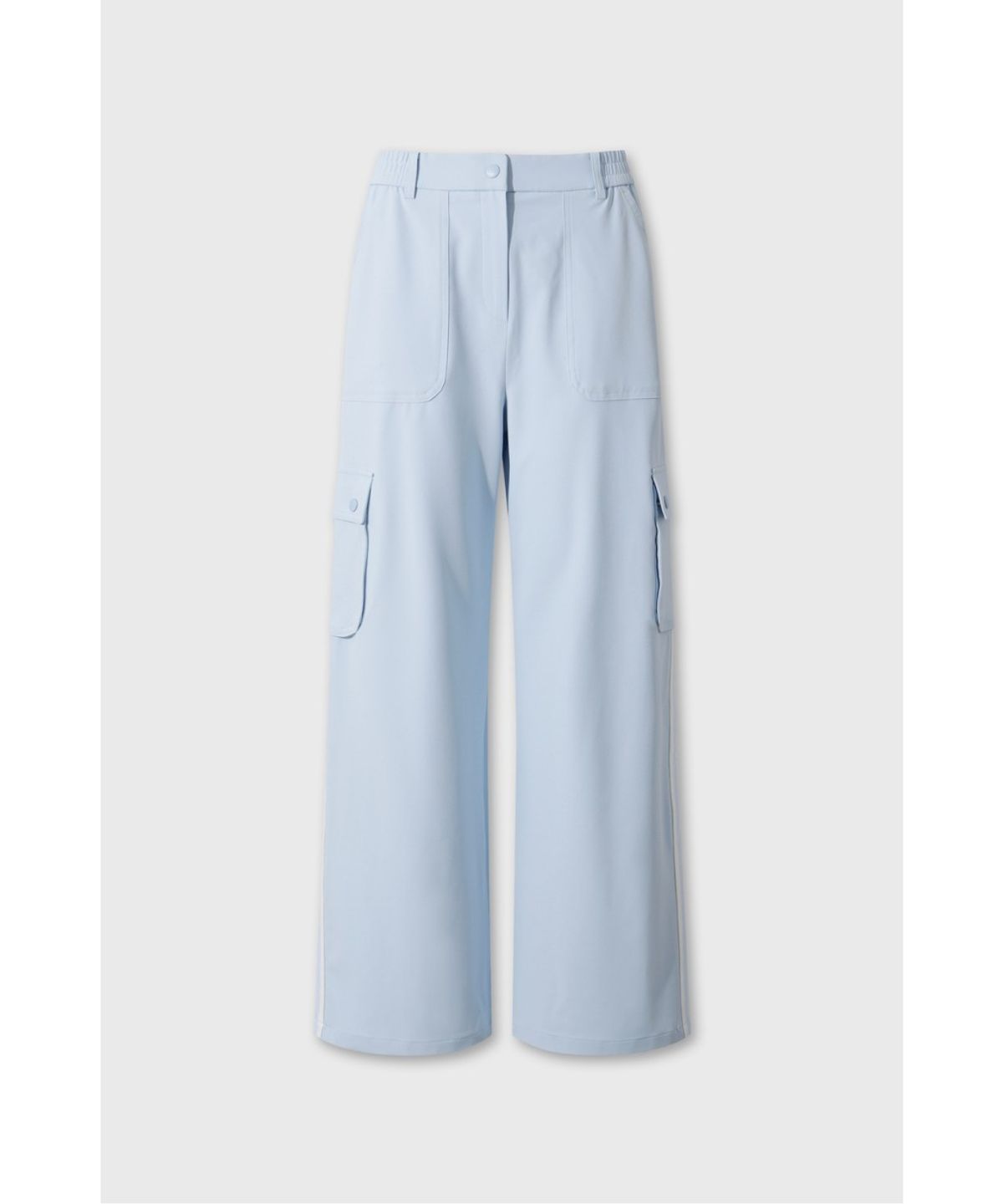 왁(WAAC) Women Stripe wide pants WWPNM26207BUL