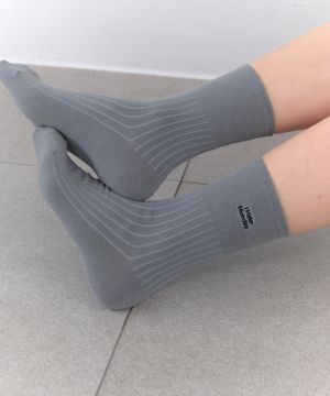 [IHM26SS29] 슬림 숏 삭스 그레이