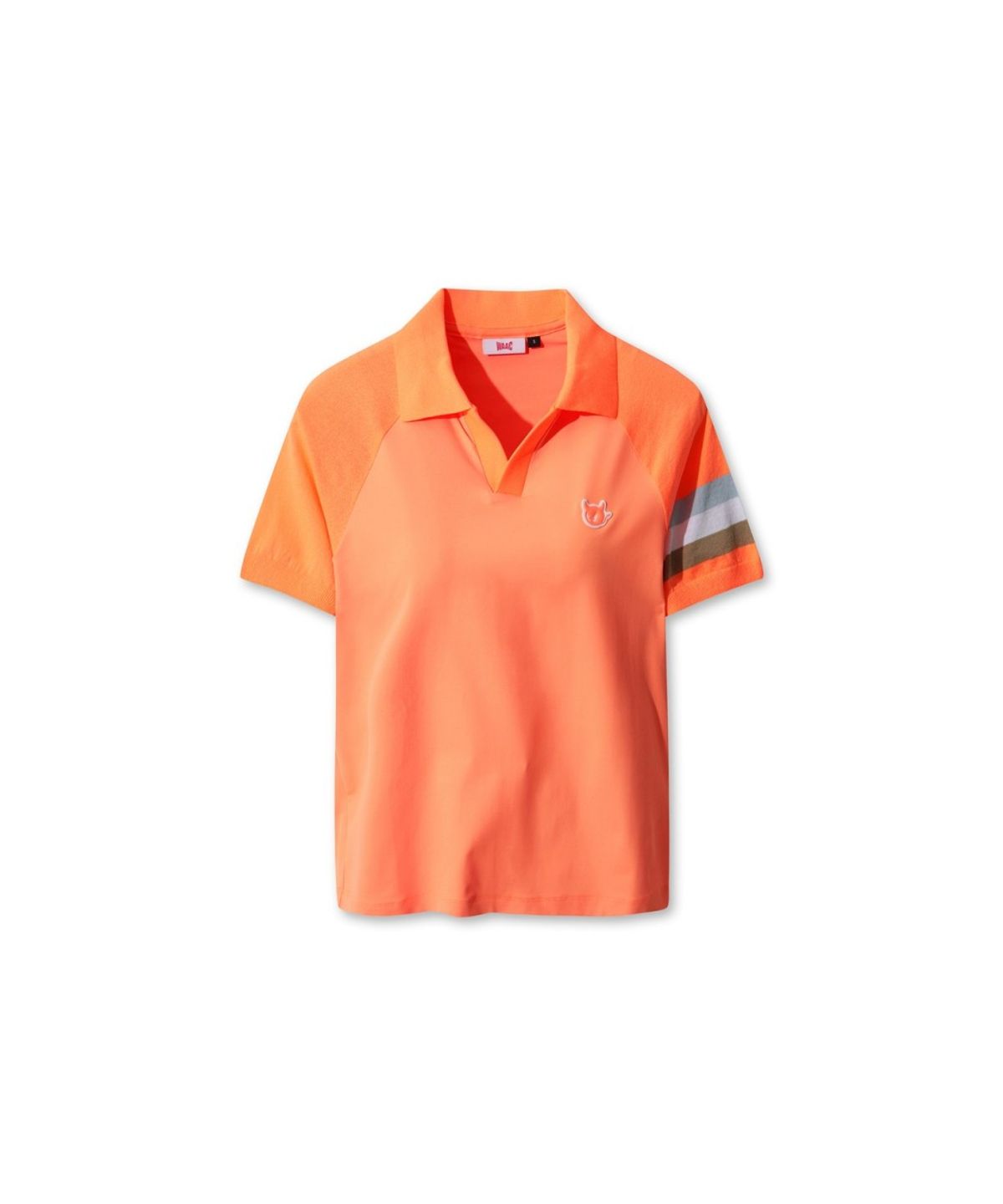 왁(WAAC) Women Knit Sleeve Hybrid Polo WWTCM26301ORX