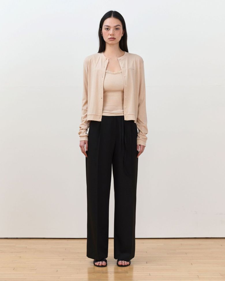 Malone Wide Slacks [Black]