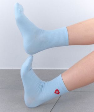 [IHM26SS22] 하트 숏 삭스 스카이