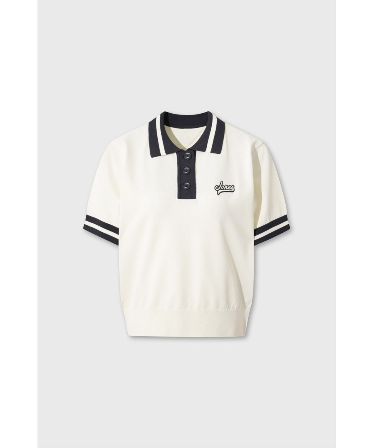 왁(WAAC) [WAAC X JONES] Women s Knit Polo WWWAM26370IVX