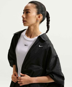 스포츠웨어 오버사이즈 경량 UV 재킷 W - 블랙:세일 / IO1521-010