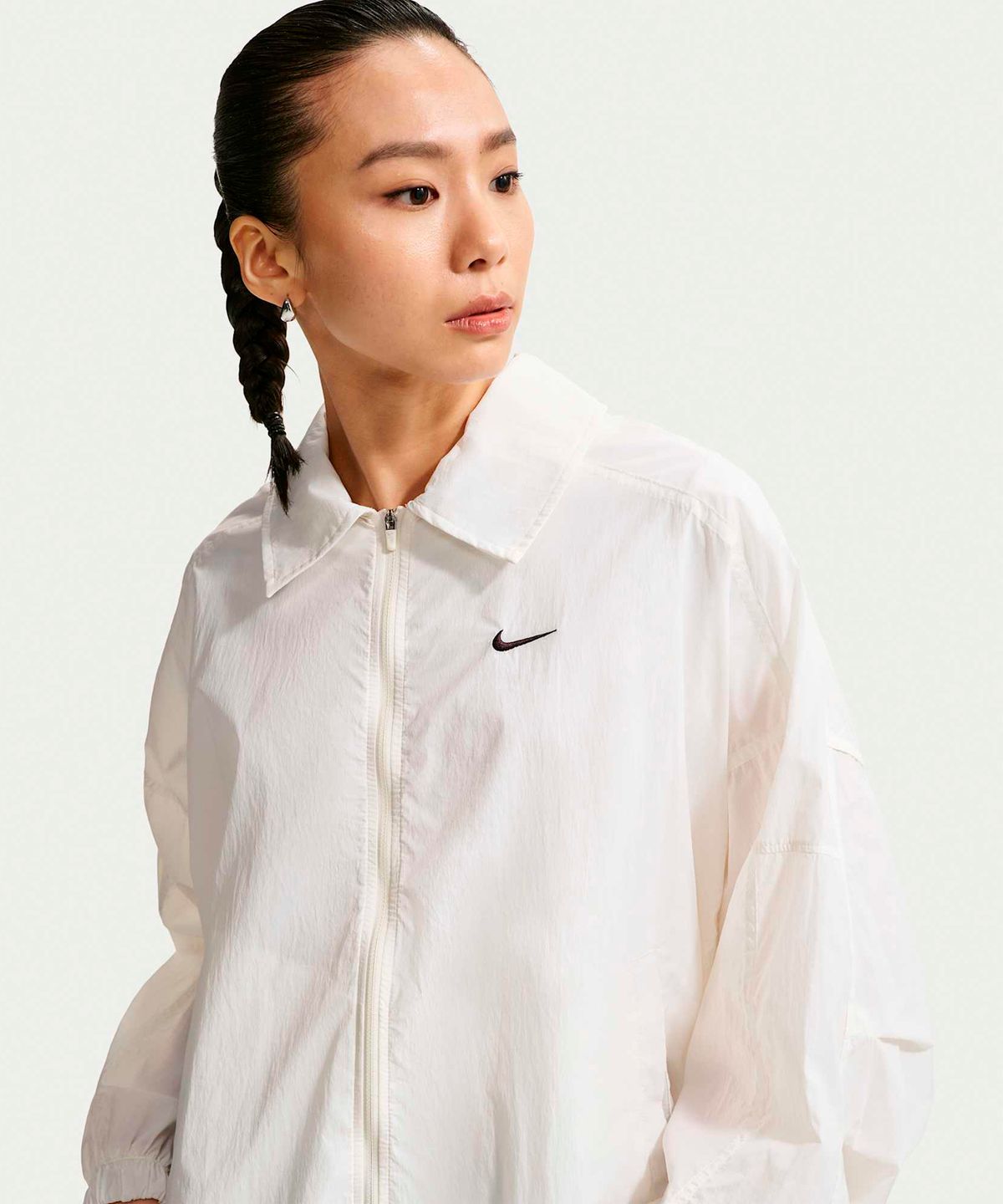 나이키(NIKE) 스포츠웨어 오버사이즈 경량 UV 재킷 W - 세일:블랙 / IO1521-133