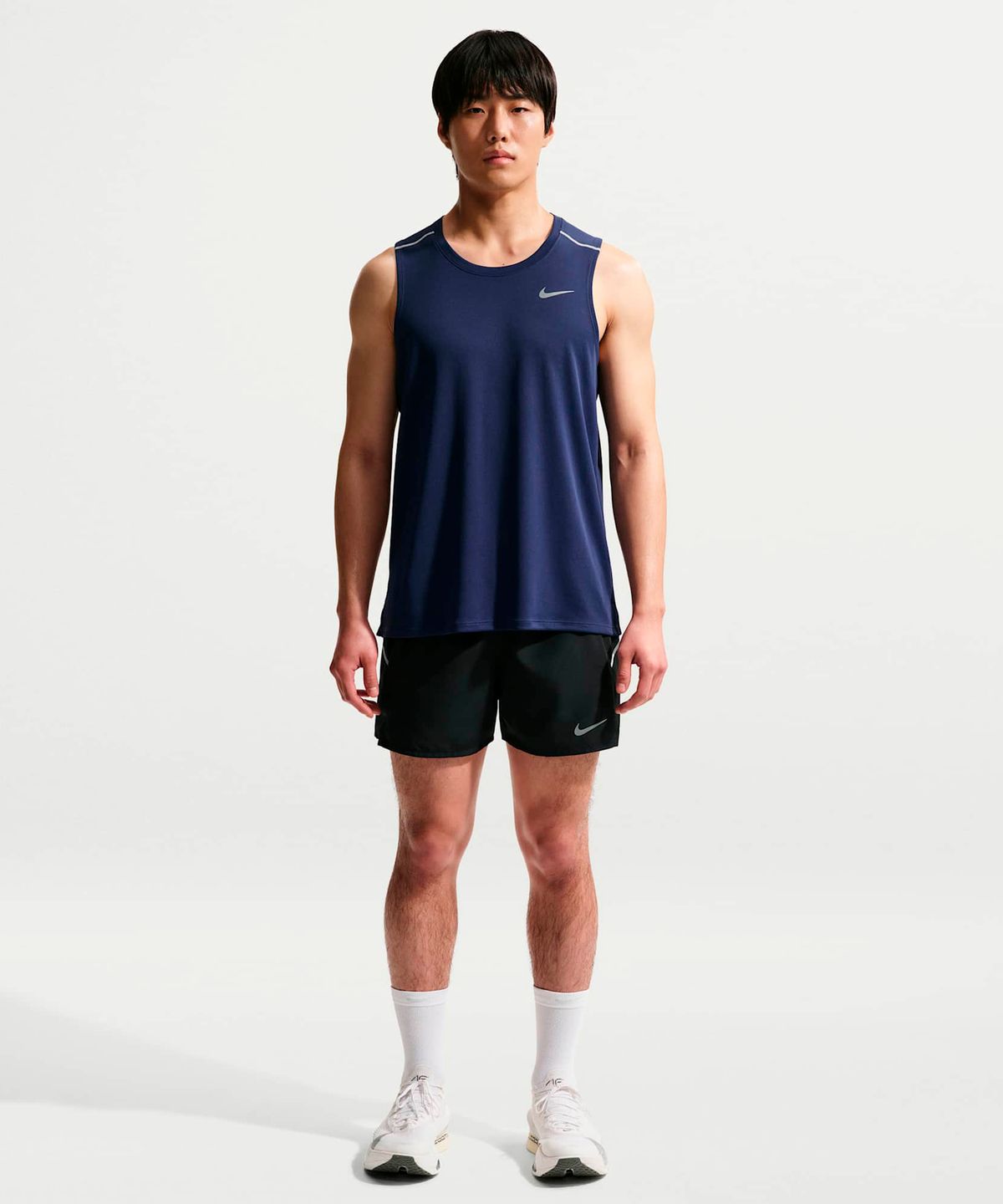 나이키(NIKE) 마일러 드라이 핏 5인치 브리프 라인드 러닝 쇼츠 M - 블랙 / IF2061-010