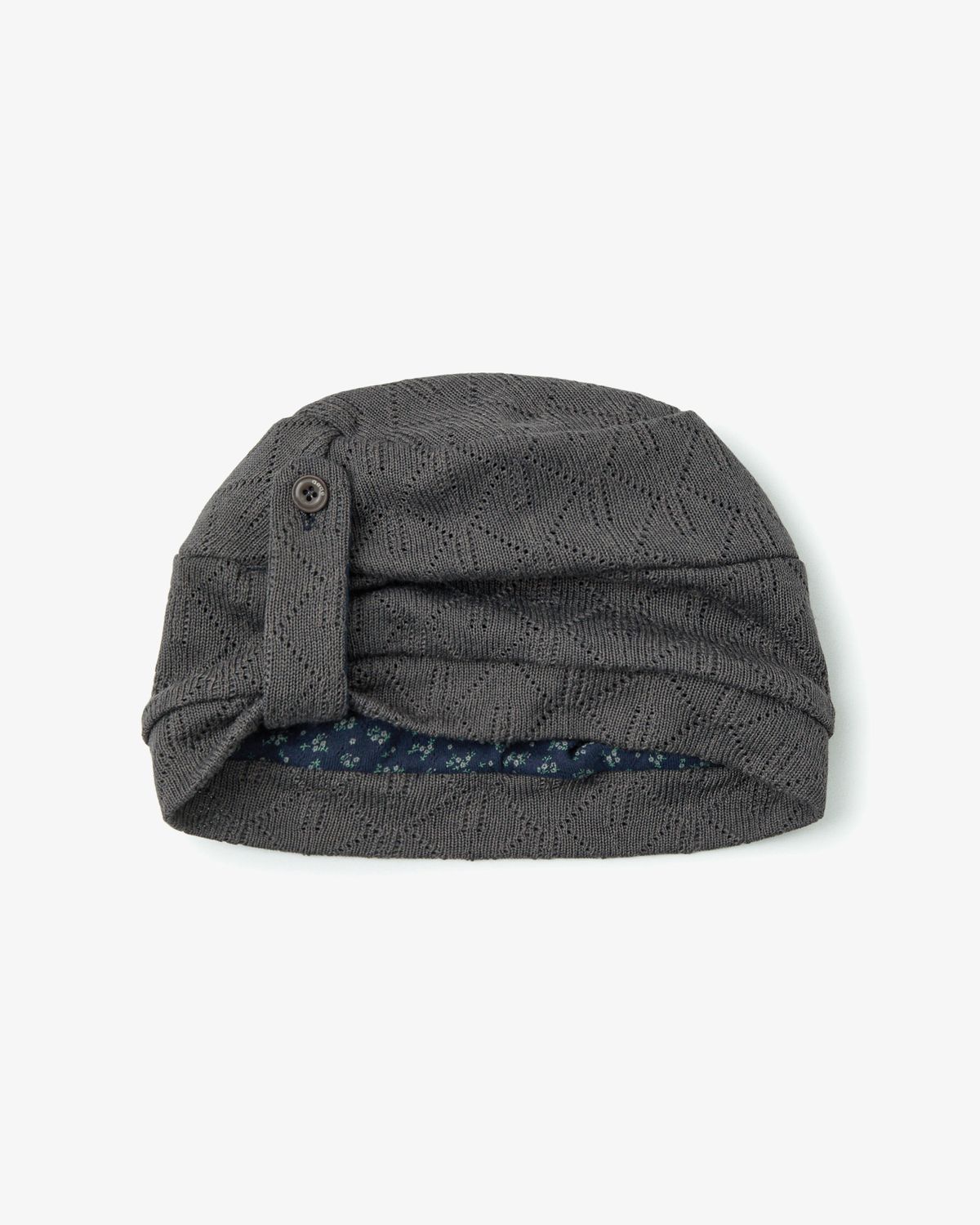 에이이에이이(AEAE) WRINKLED BEANIE [CHARCOAL]