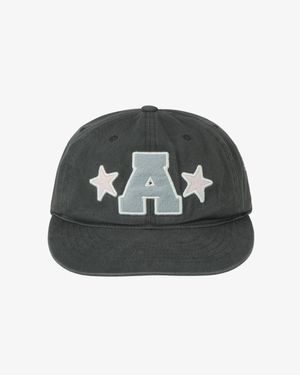 WASHED CAPITAL LOGO CAP [CHARCOAL]