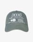 WEB LOGO WASHED 5 PANNEL BALL CAP [COPEN BLUE]