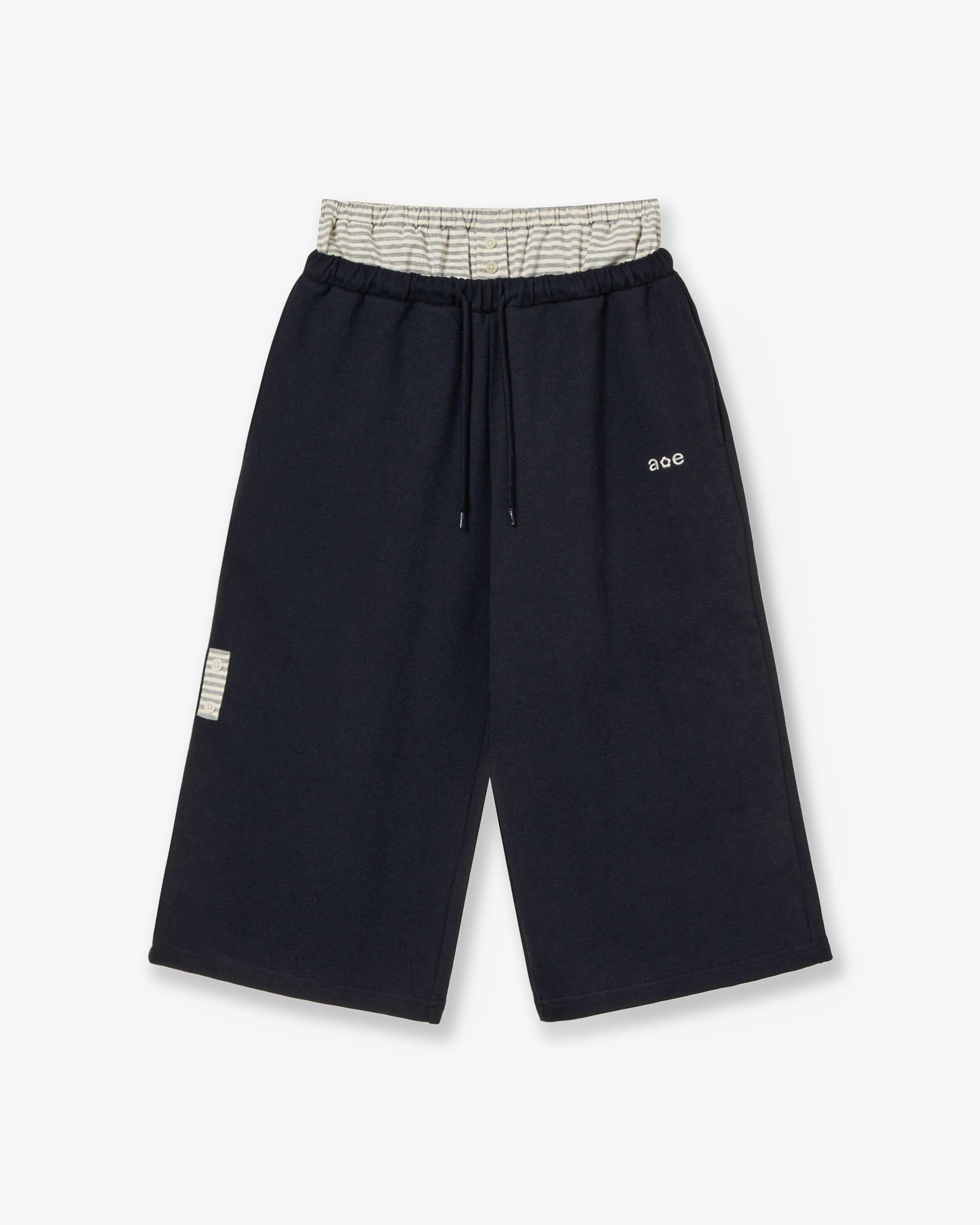 AEAE レイヤードショーツ MUSINSA公式 | AEAE BRIEFS LAYERED SWEATPANTS [NAVY]