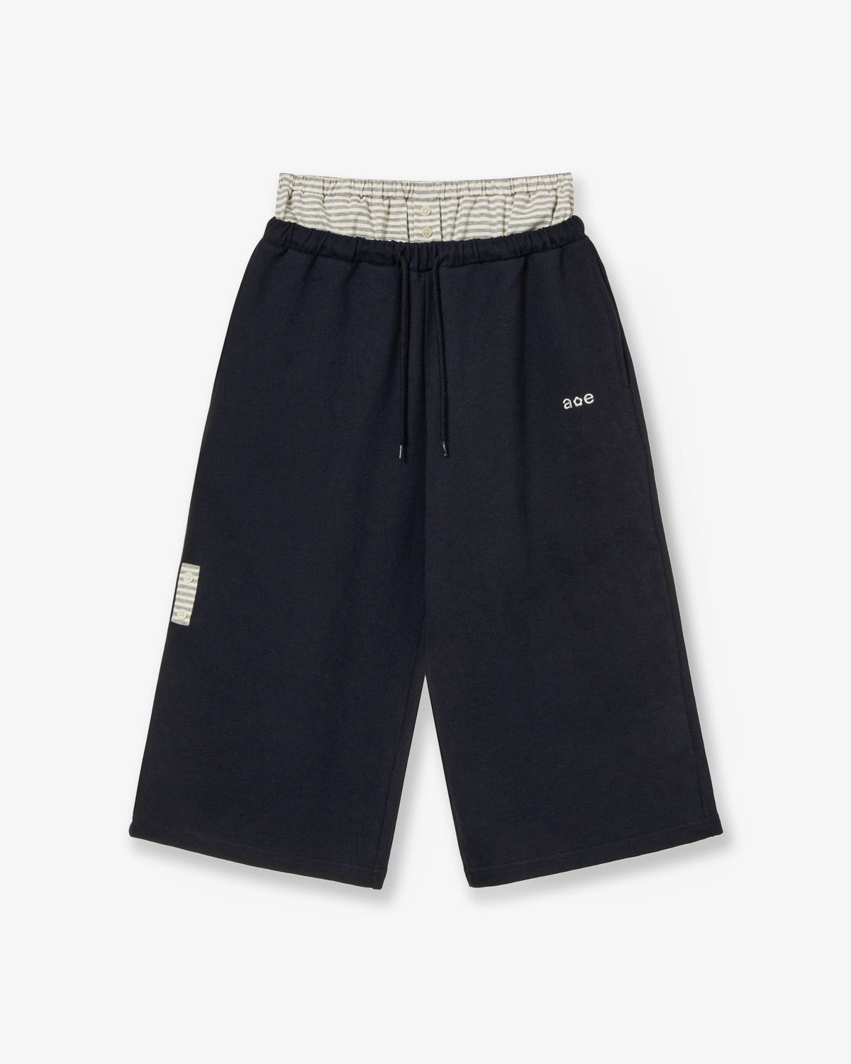 에이이에이이(AEAE) BRIEFS LAYERED SWEATPANTS [NAVY]
