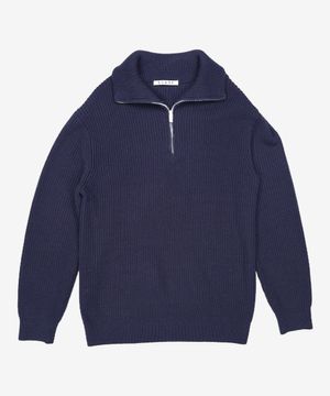 워셔블 하찌 하프 집업 니트 - 5 COLOR L