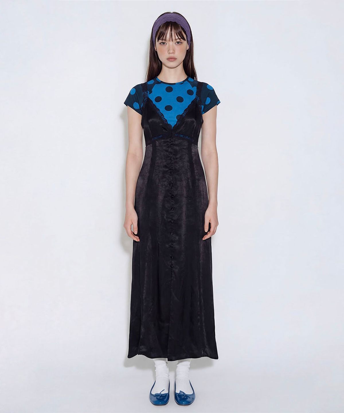 루루서울(LOULOUSEOUL) MOONLIT DRESS (BLACK)