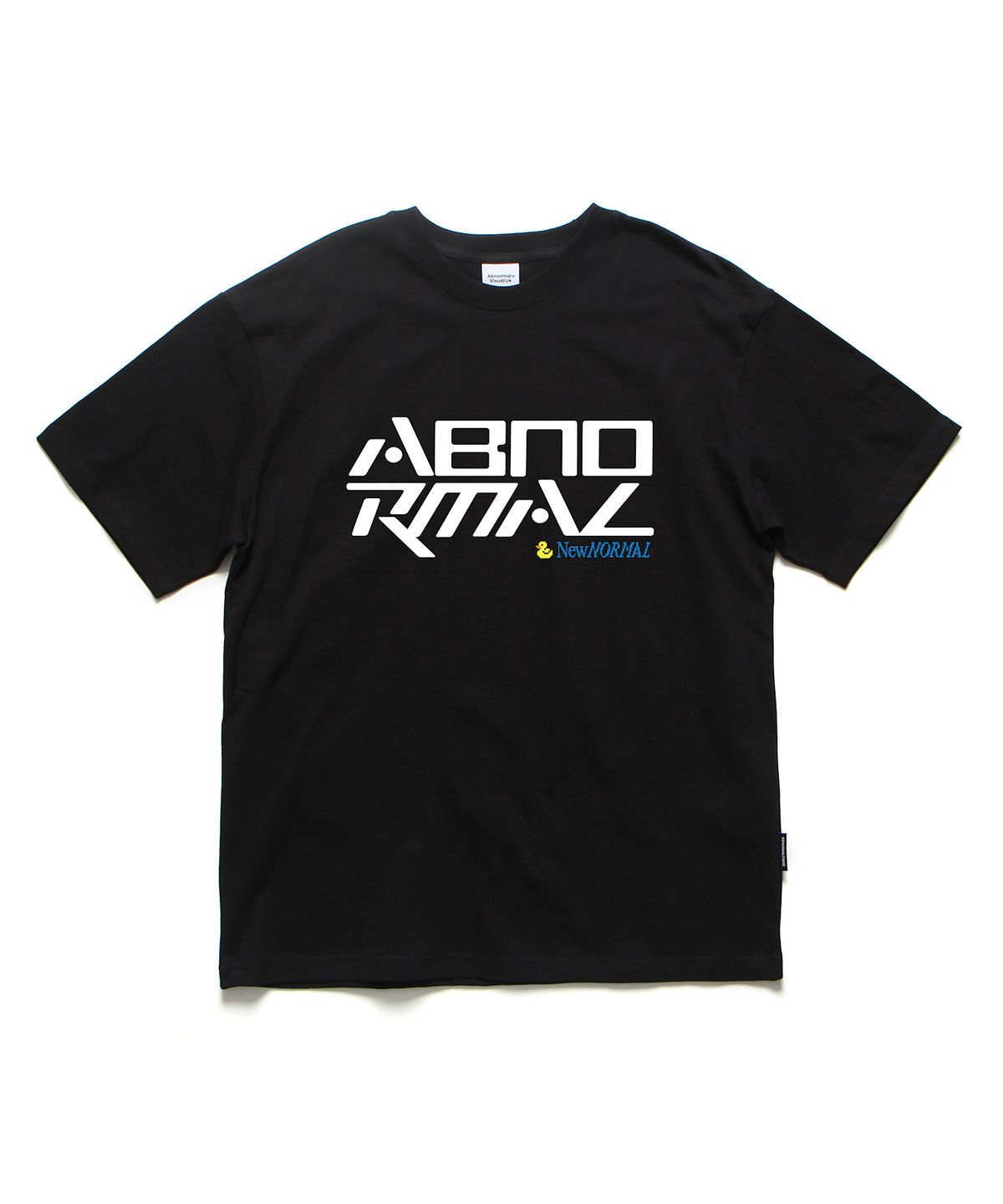 앱놀머씽(ABNORMALTHING) RN 오버핏 티셔츠 블랙 (RN T-SHIRT BLACK)