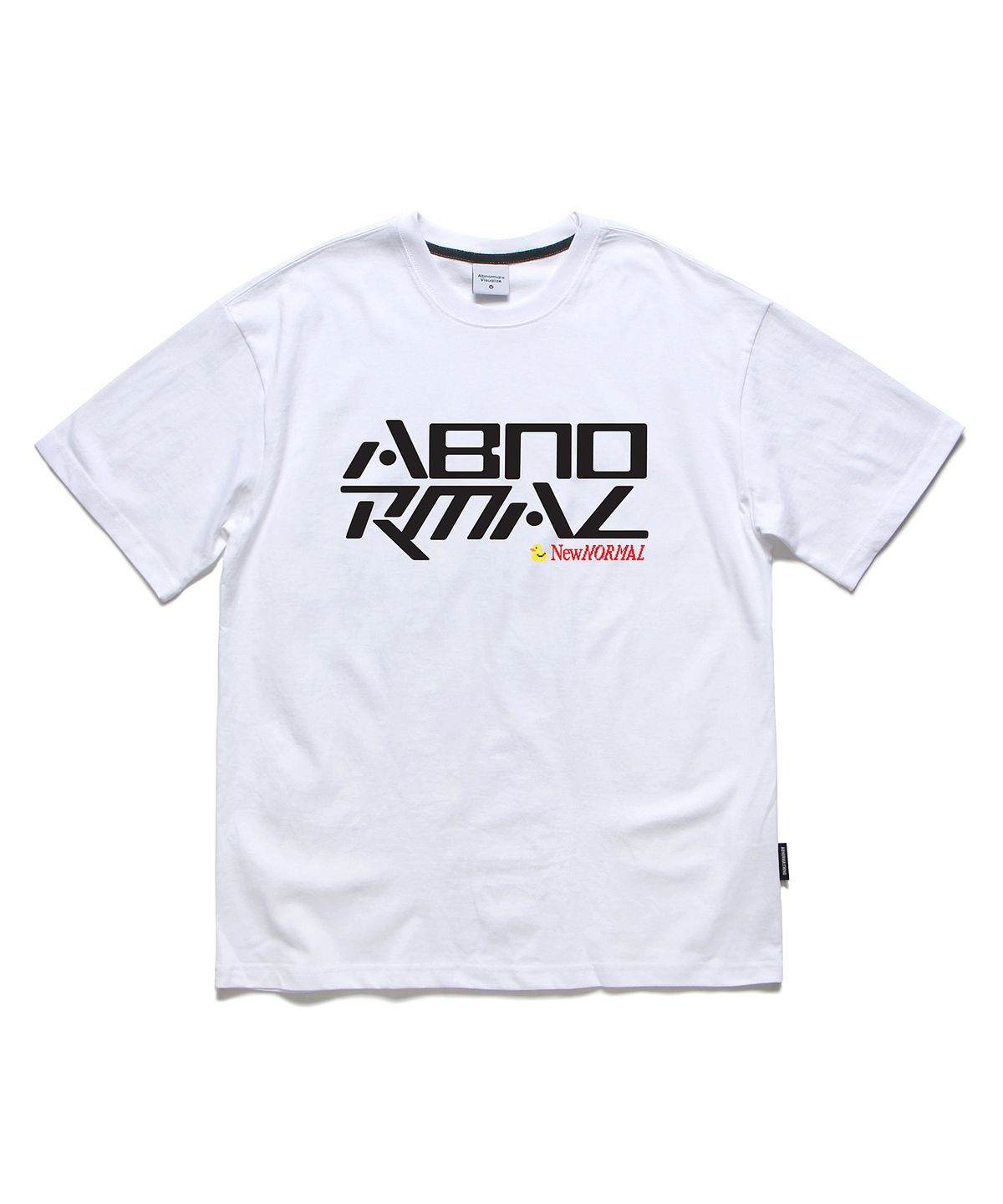 앱놀머씽(ABNORMALTHING) RN 오버핏 티셔츠 화이트 (RN T-SHIRT WHITE)