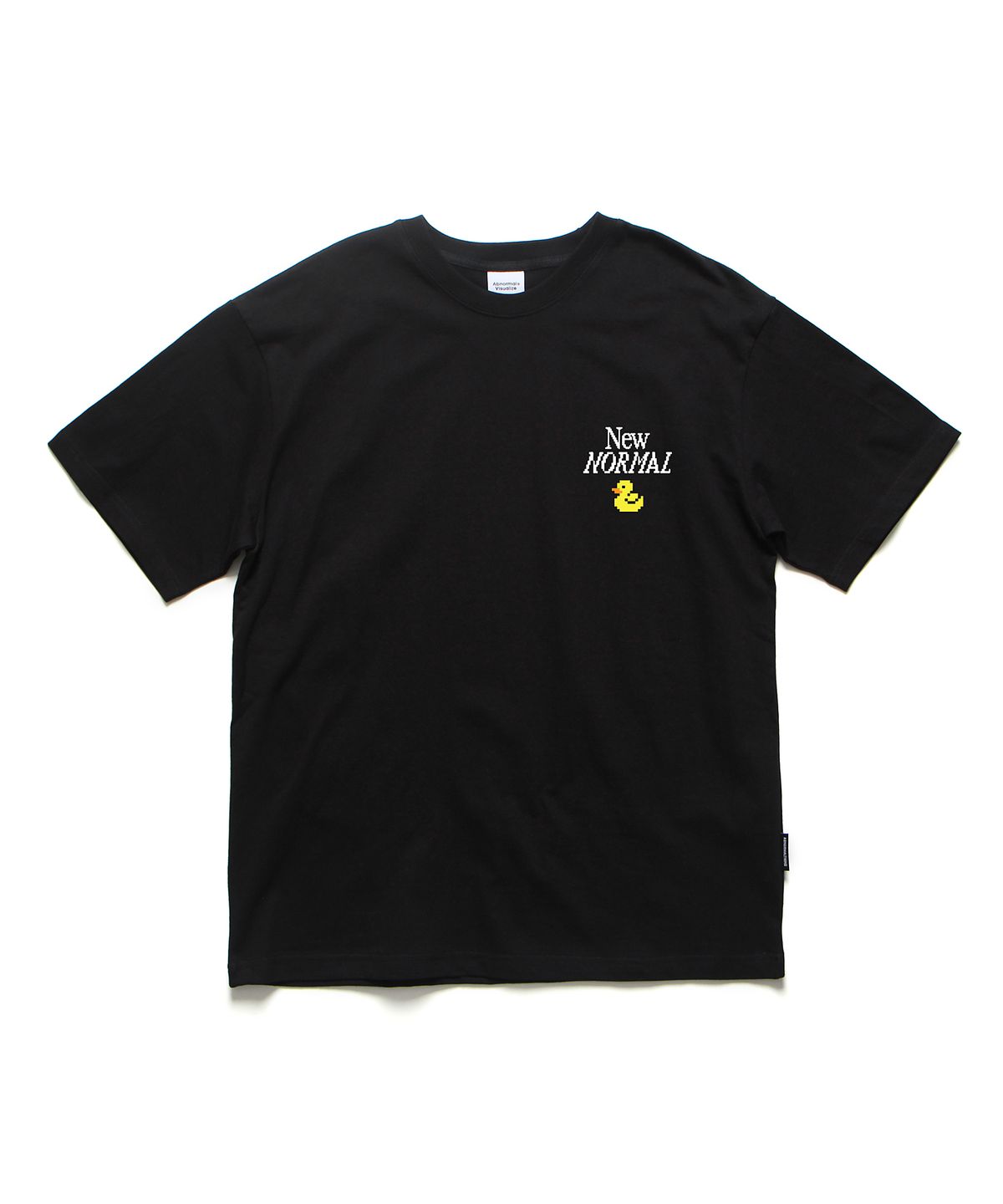 앱놀머씽(ABNORMALTHING) RN 미니 오버핏 티셔츠 블랙 (RN MINI T-SHIRT BLACK)