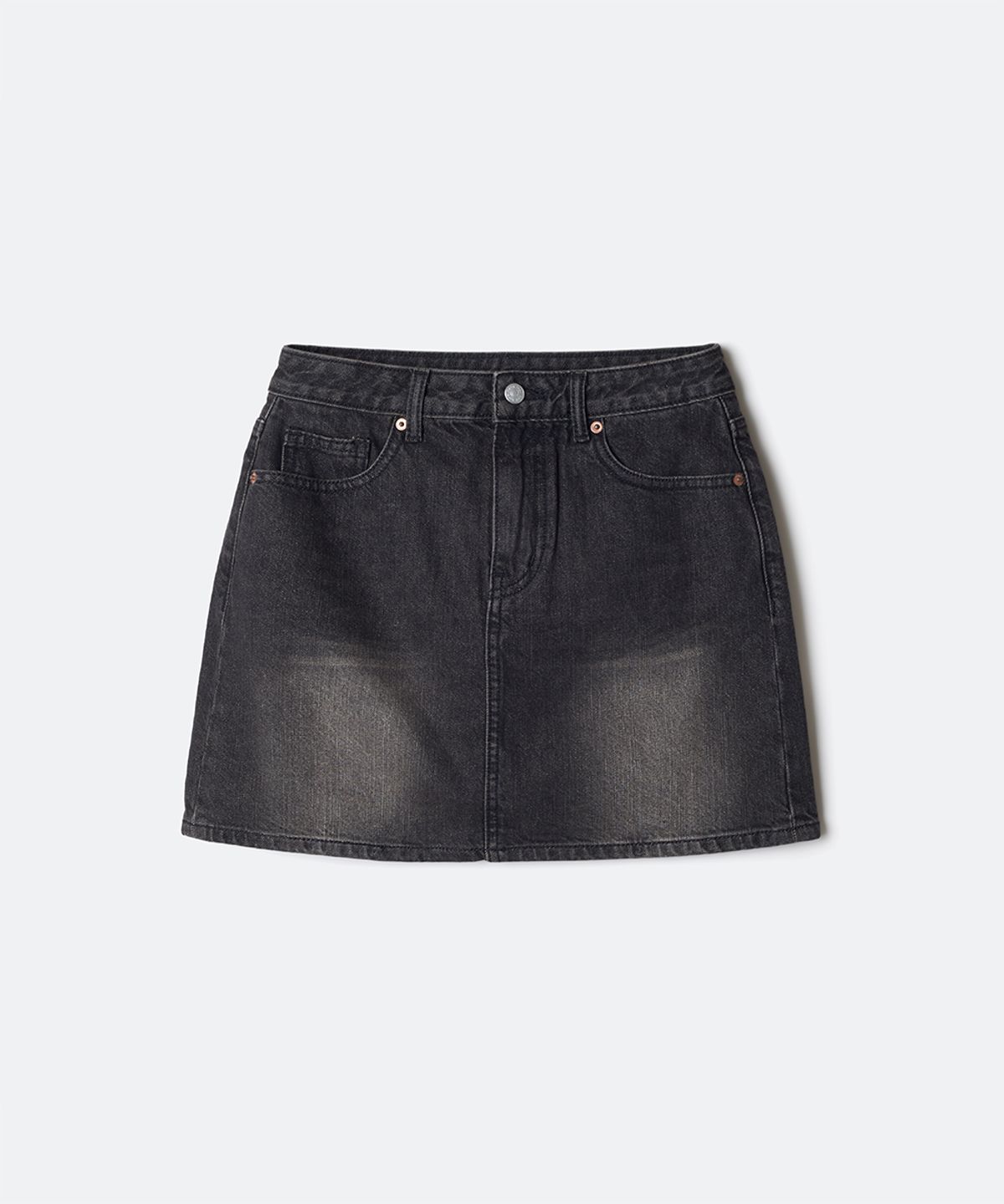 스파오(SPAO) 데님 미니 스커트_SPWJG25GY1