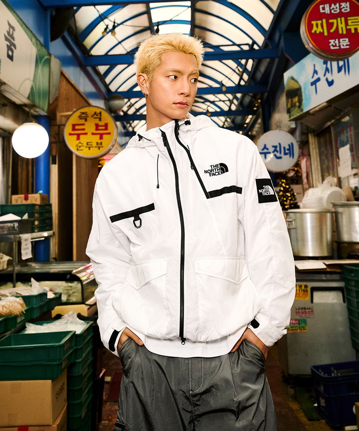 노스페이스(THE NORTH FACE) NJ3LS01L 화이트라벨 쉘던 자켓 WHITE