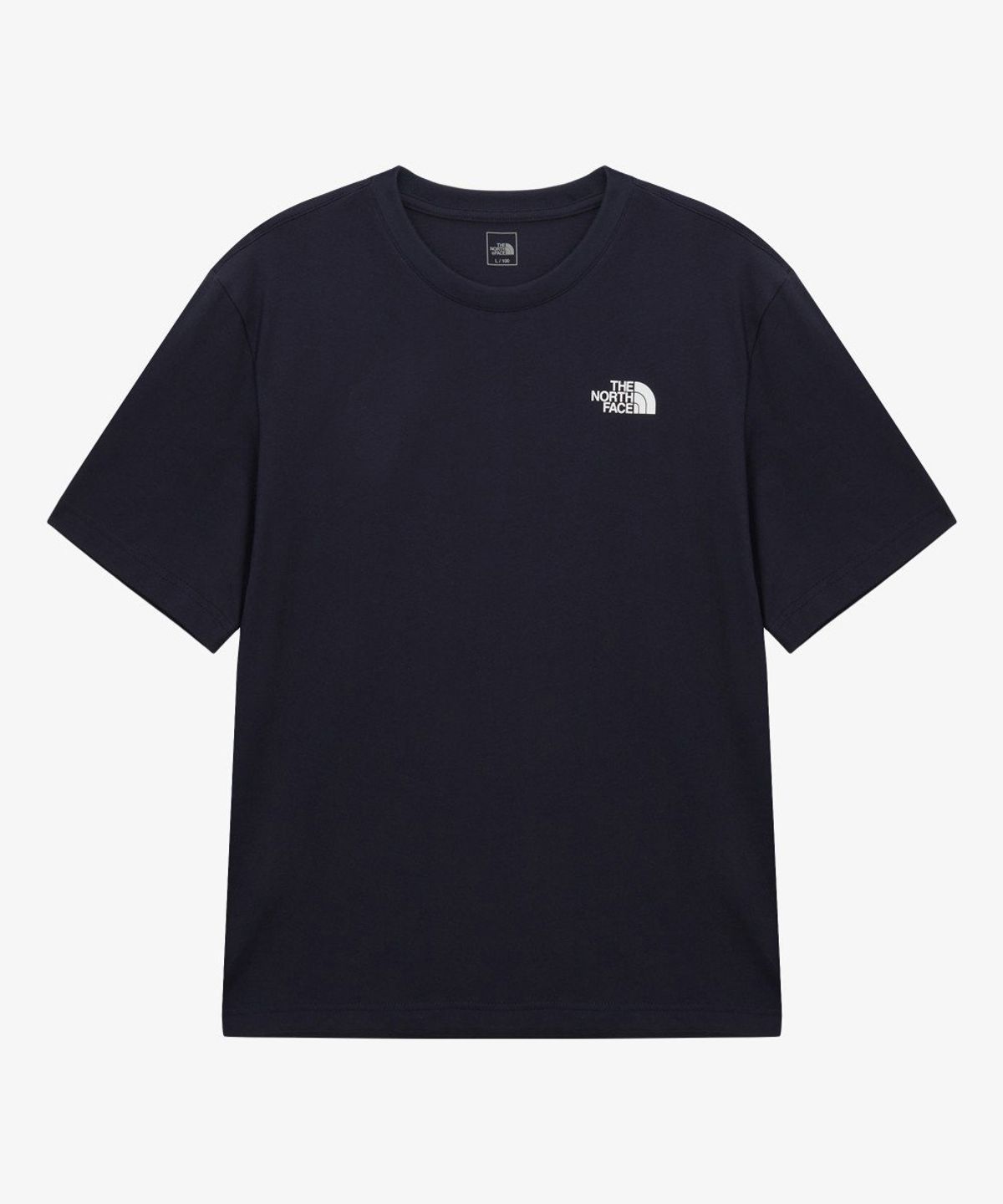 노스페이스(THE NORTH FACE) NT7US03D 남성 코튼 베이직 반팔 티 MIDNIGHT NAVY