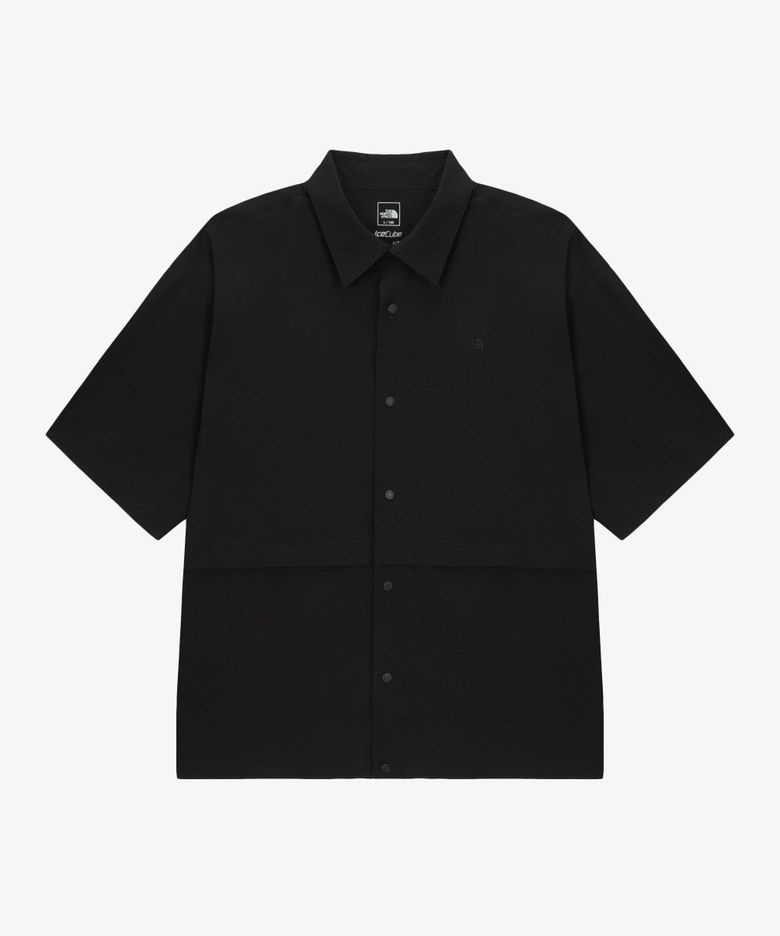 NH8SS22A 남성 아이스큐브 반팔 셔켓 BLACK