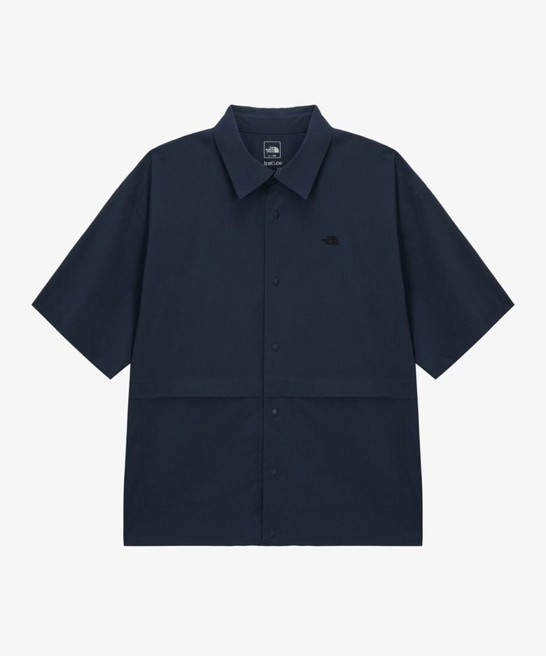 NH8SS22B 남성 아이스큐브 반팔 셔켓 NAVY