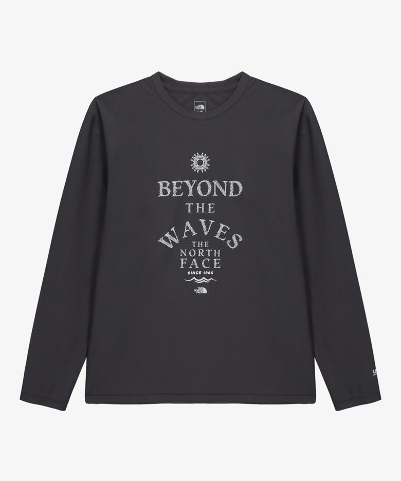 NT7TS06B 남성 서프 긴팔 래쉬가드 CHARCOAL GREY