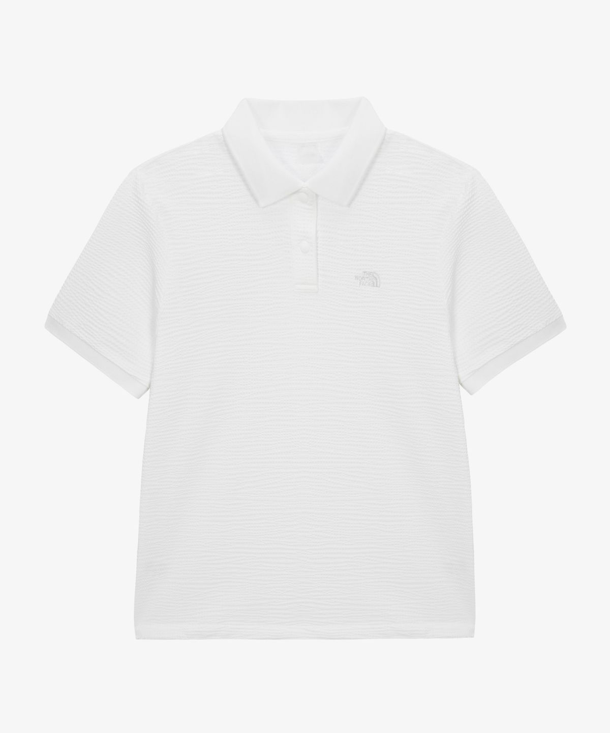 노스페이스(THE NORTH FACE) NT7PS43C 여성 와플 반팔 폴로 WHITE