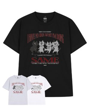 본 투 두 낫띵 캣 반팔 티셔츠 (3color)