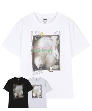 디서피어 캣 반팔 티셔츠 (3color)