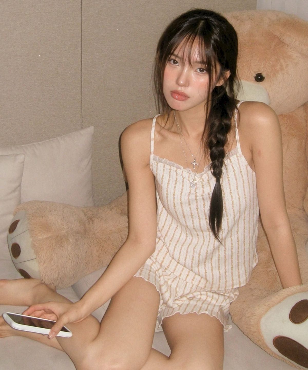 레떼드폴린(LETEDE PAULINE) 028A 프레이야 캐미솔 & 쇼츠
