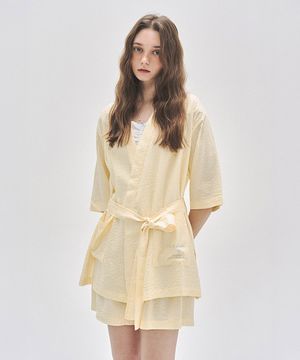 030A 레몬라인 롱 슬리브 로브