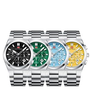 남성 크로노그래프 메탈밴드 손목시계 MF0614G