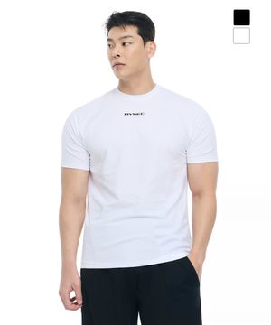 머슬 스판 스몰로고 숏슬리브_2Color